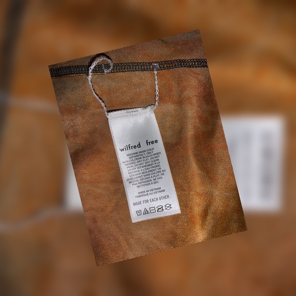 Aritzia Wilfred Free Halsey Tie Dye Bodysuit - Picture 3 of 3